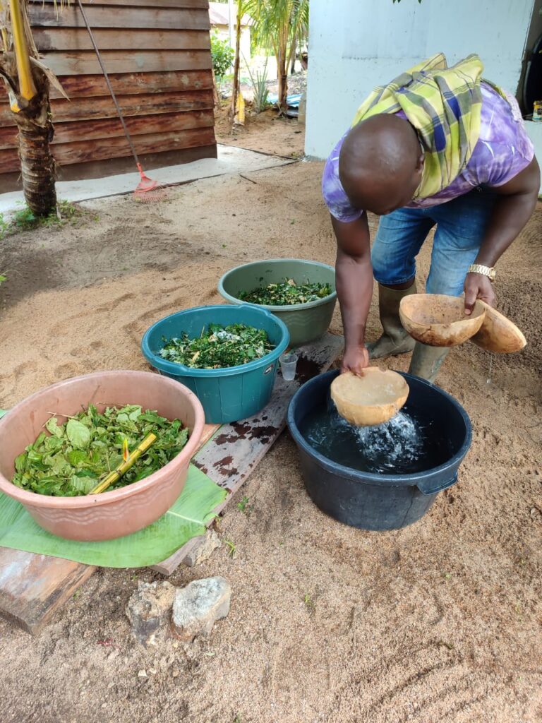Cooking at Jaw Jaw Atela